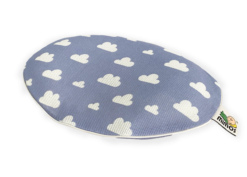 Cover M (White/Clouds/Dots/Stripes) Made with 100% Breathable Cotton